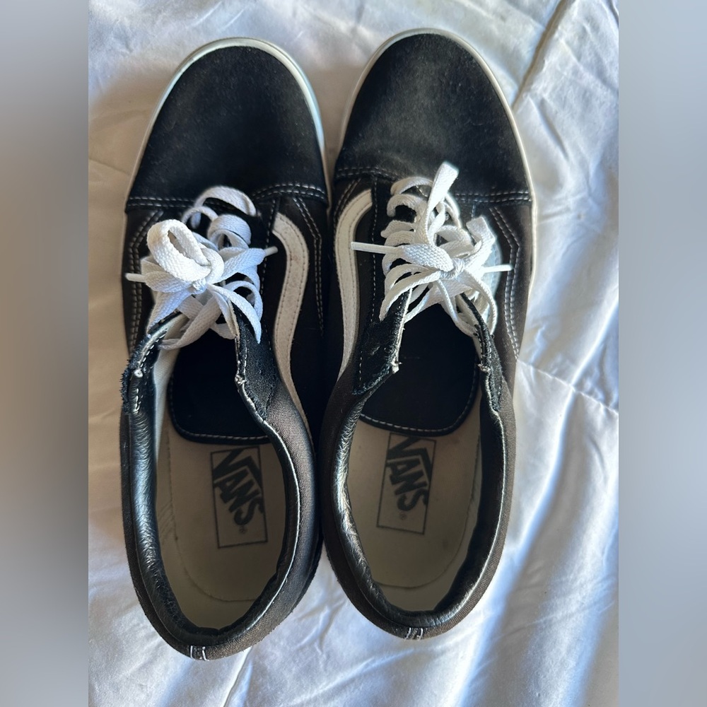Vans Old School Black and White 10.5 - Picture 2 of 4